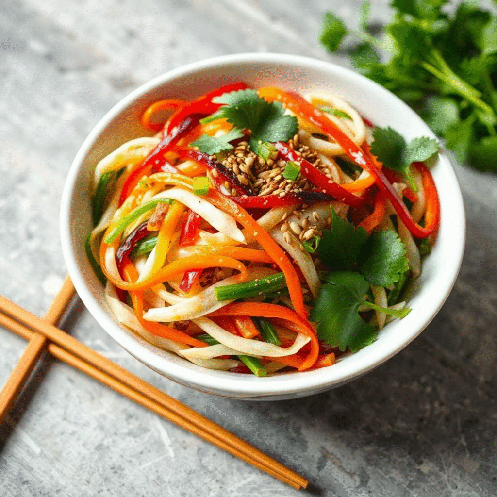 Ensalada China Mixta con Cinco Especias - Receta Tradicional Auténtica 1