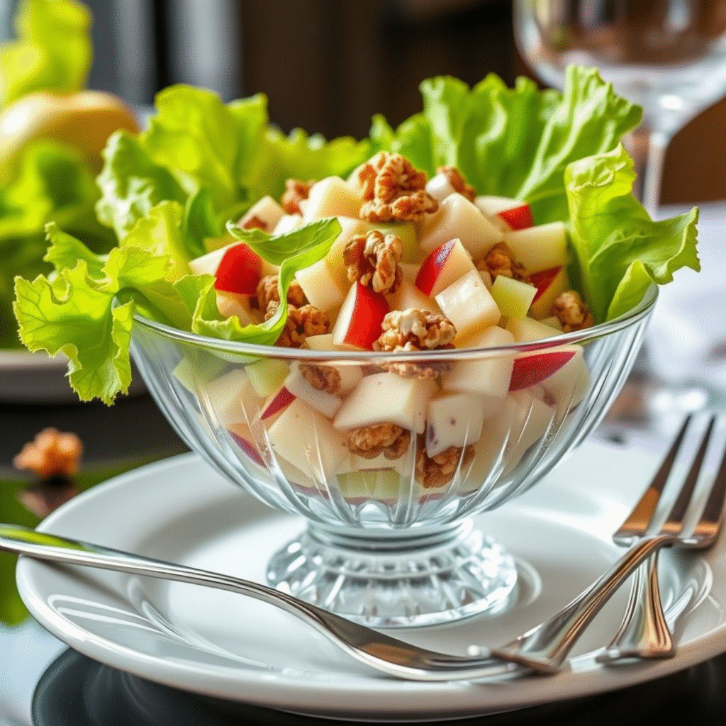 Ensalada Waldorf Original - Receta Clásica con Manzanas y Nueces (2)