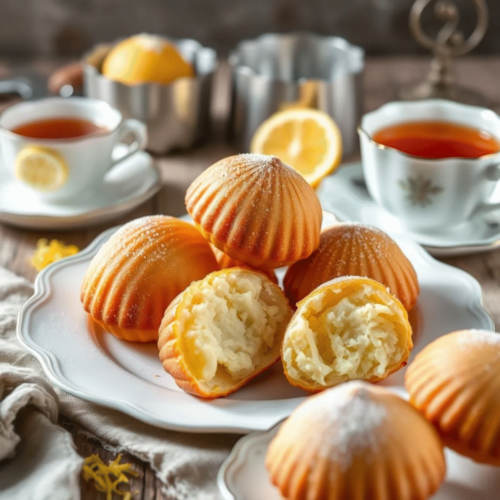 Madeleines Francesas Tradicionales - Bizcochos en Forma de Concha