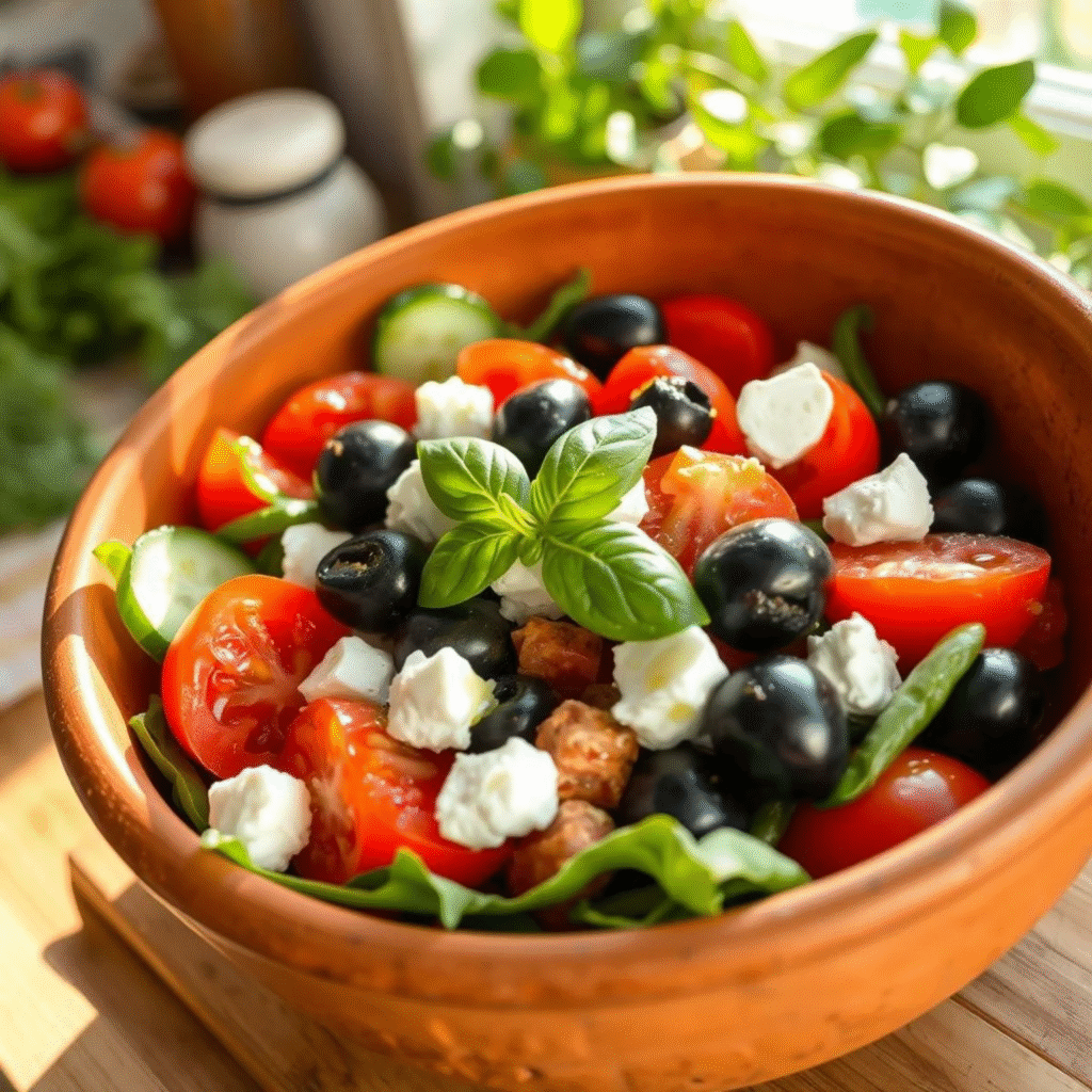 Receta Fácil de Ensalada Provenzal Francesa Mediterránea 1