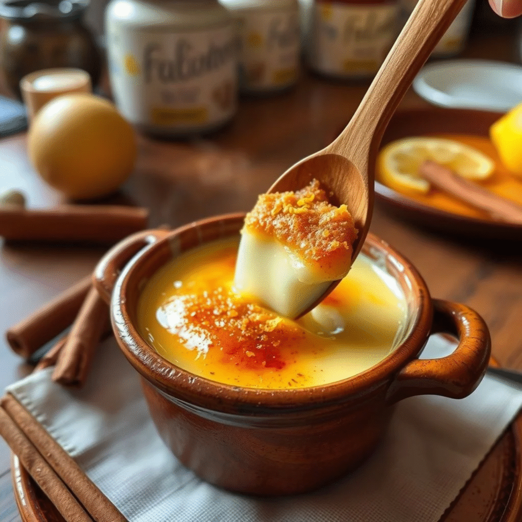 Auténtica Crema Catalana con Azúcar Quemado - Receta Tradicional Española (2)