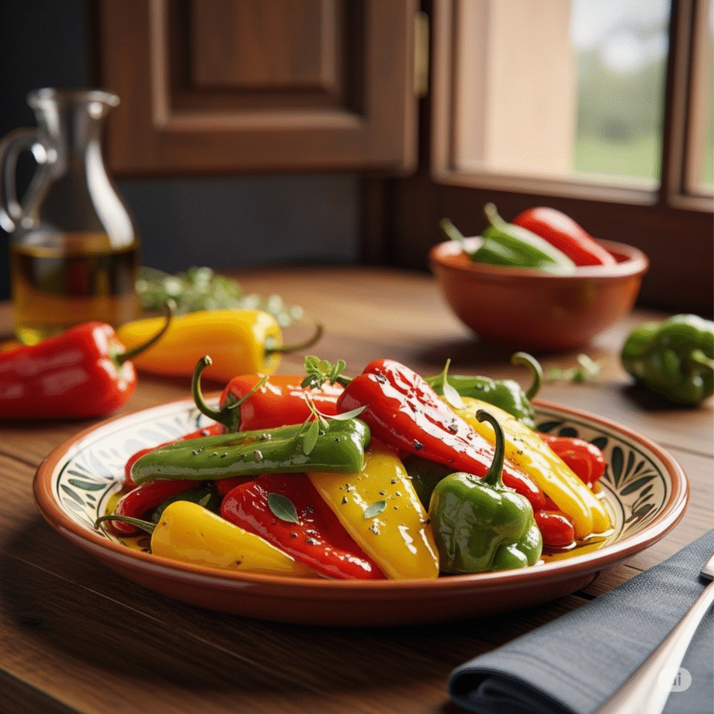 Auténtica Ensalada de Pimientos Españoles Asados - Receta Tradicional 1
