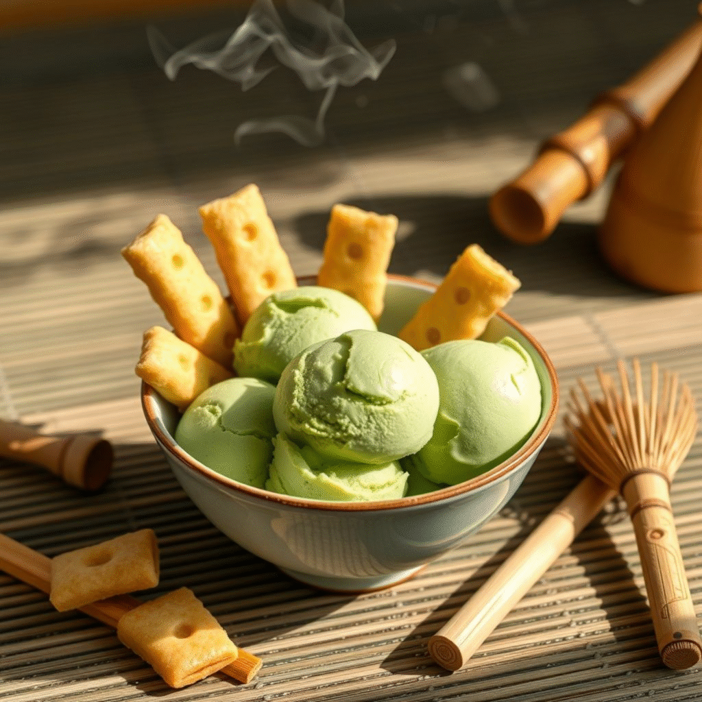Auténtico Matcha Ice Cream Japonés - Receta Fácil Paso a Paso 1