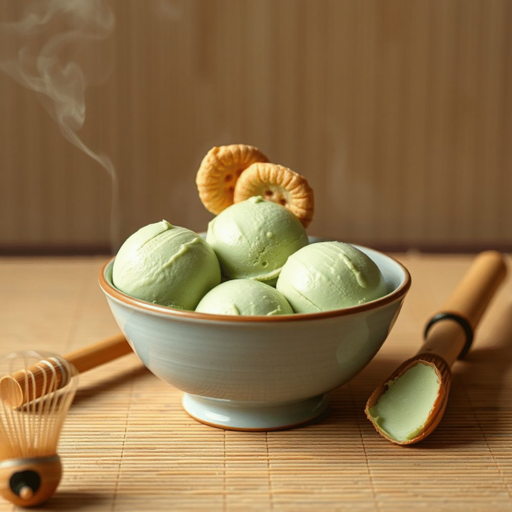 Auténtico Matcha Ice Cream Japonés - Receta Fácil Paso a Paso (2)