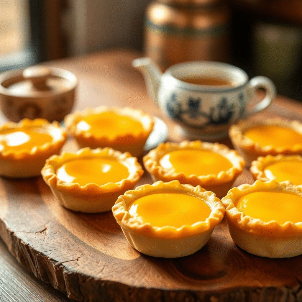 Auténticos Egg Tarts Hongkoneses - Receta Fácil China Casera
