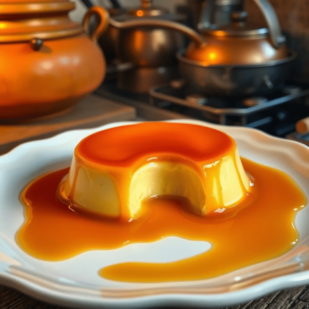 Flan de Huevo Español Tradicional con Caramelo Líquido Casero - Receta Perfecta (2)