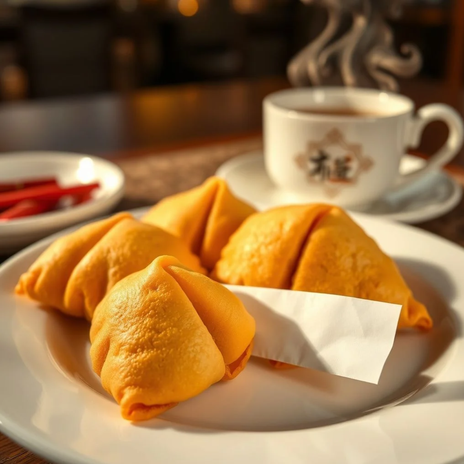 Fortune Cookies receta fácil galletas fortuna crujientes doradas papel mensaje