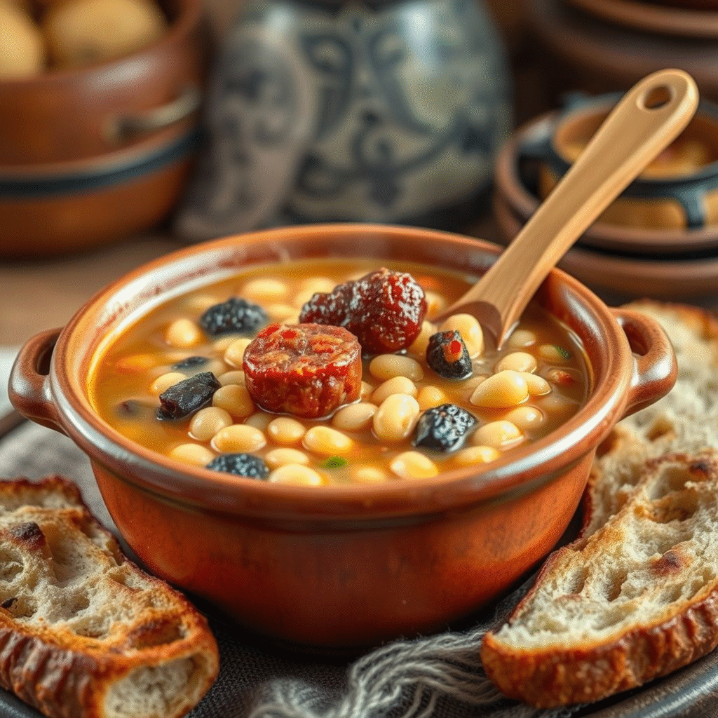 La mejor fabada asturiana receta tradicional con compango auténtico1