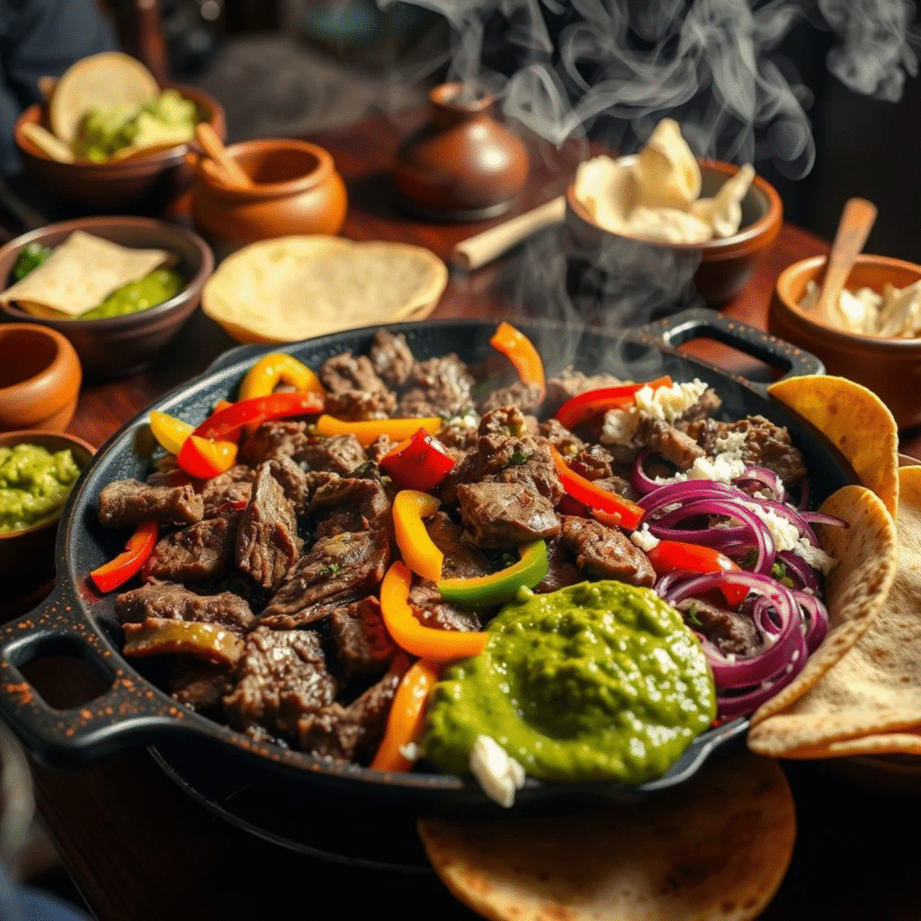 Receta Auténtica de Fajitas Mexicanas - Platillo Tradicional del Norte de México