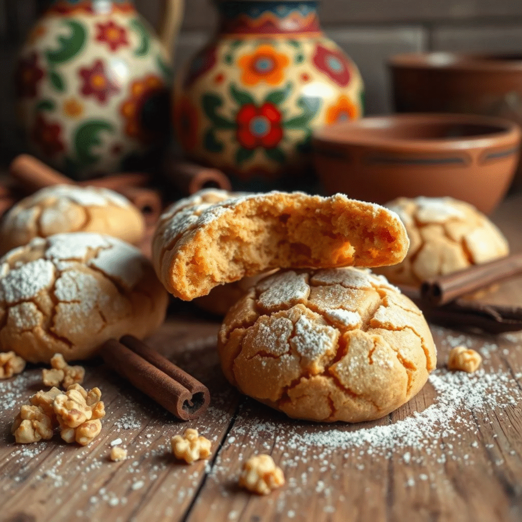 Receta Auténtica de Polvorones Mexicanos con Nuez - Galletas Tradicionales Quebradizas (2)