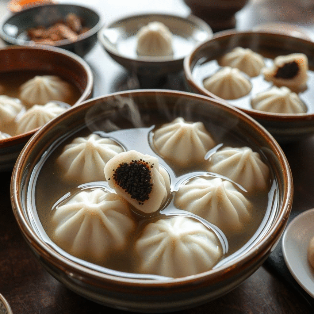 Receta Fácil Tangyuan Auténticas Bolitas Chinas de Arroz Glutinoso