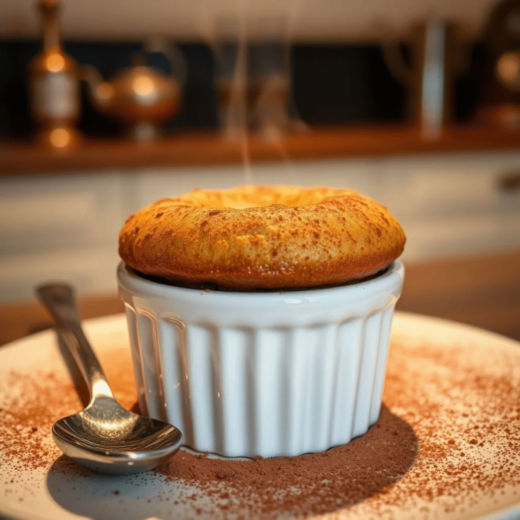 Receta Fácil de Soufflé de Chocolate - Postre Francés Clásico Esponjoso y Elegante 1