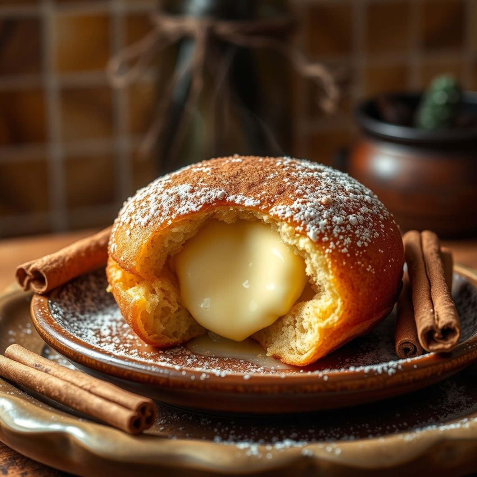 Leche frita receta fácil española - postre cremoso rebozado y frito con canela