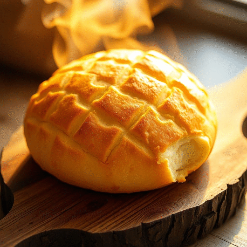 Receta Fácil de Melonpan Japonés - Pan Dulce con Corteza Crujiente