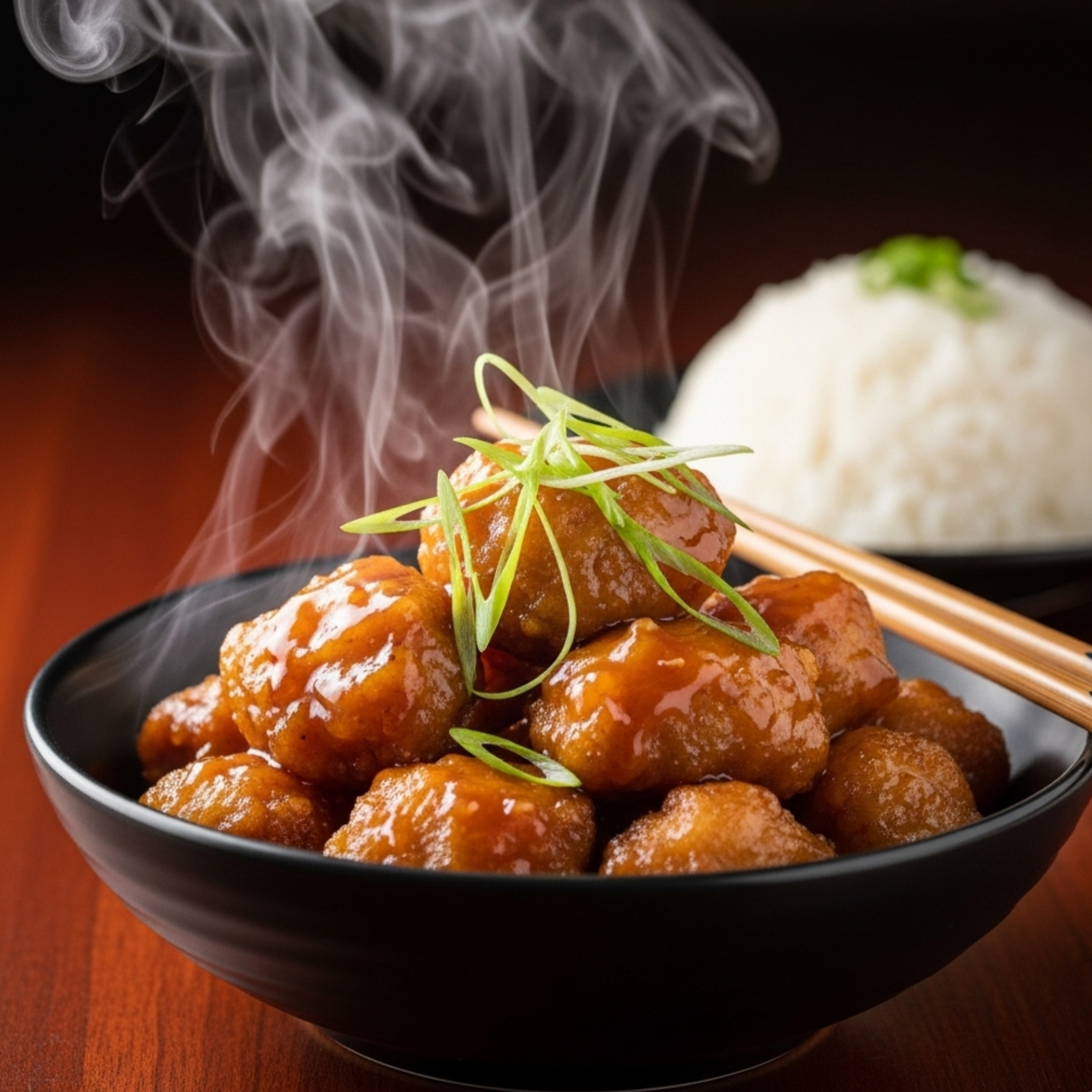 General Tso's Chicken receta china autentica con pollo crujiente y salsa agridulce